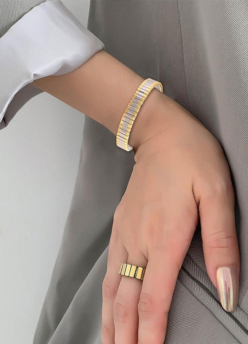 Cuffed up Stainless Steele Watch Strap Bracelet