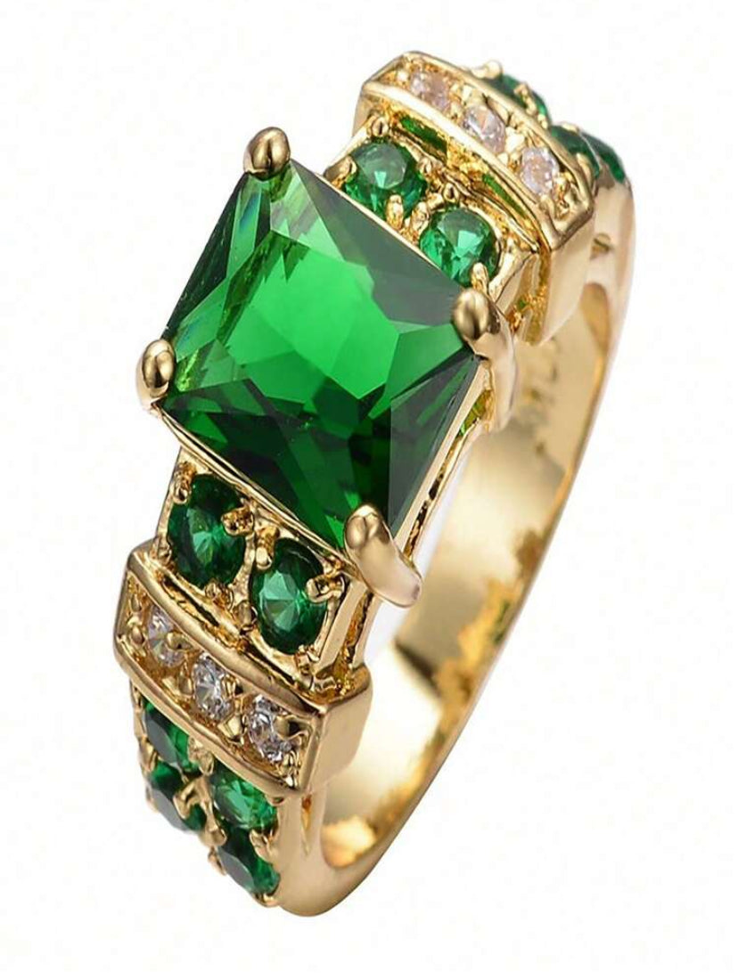 Envy Me Emerald Green Ring