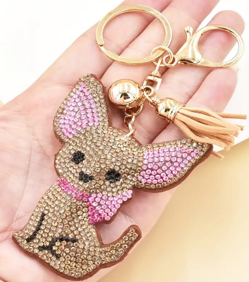 Paws n Bows Keychain