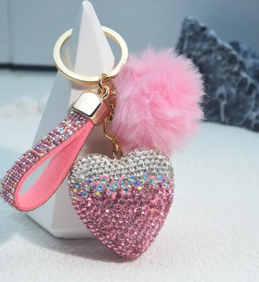 Hearts n Puffs Bag Charm