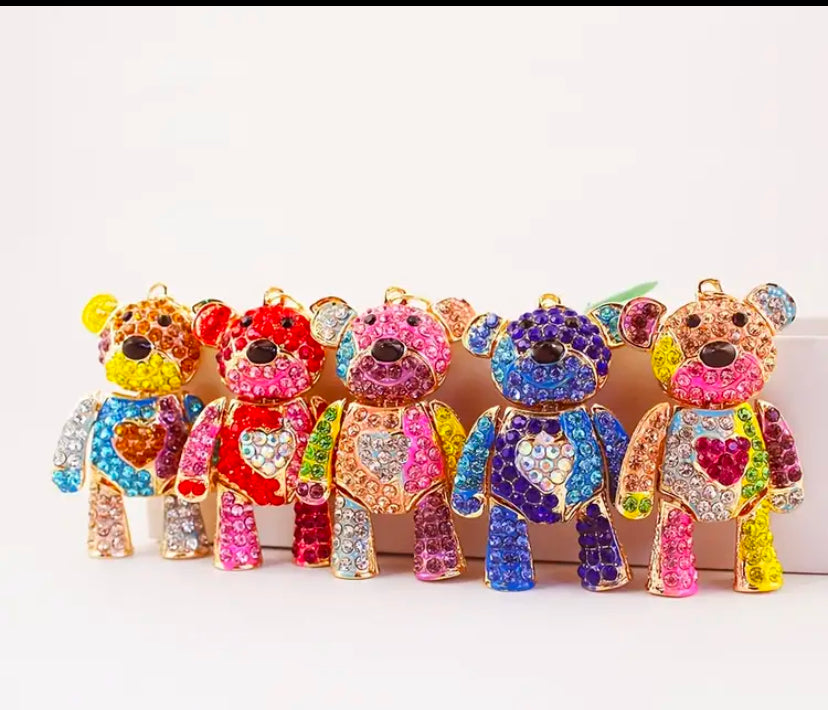 Blinged out Teddy Bag Charm