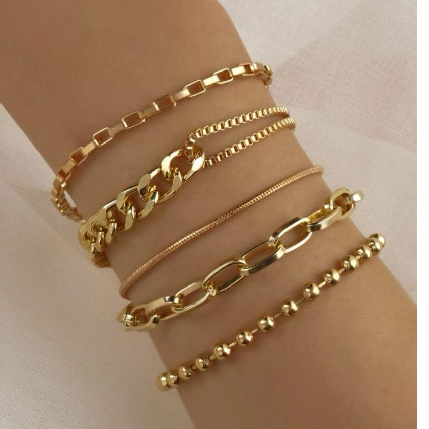 Multi Layer Gold Bracelet