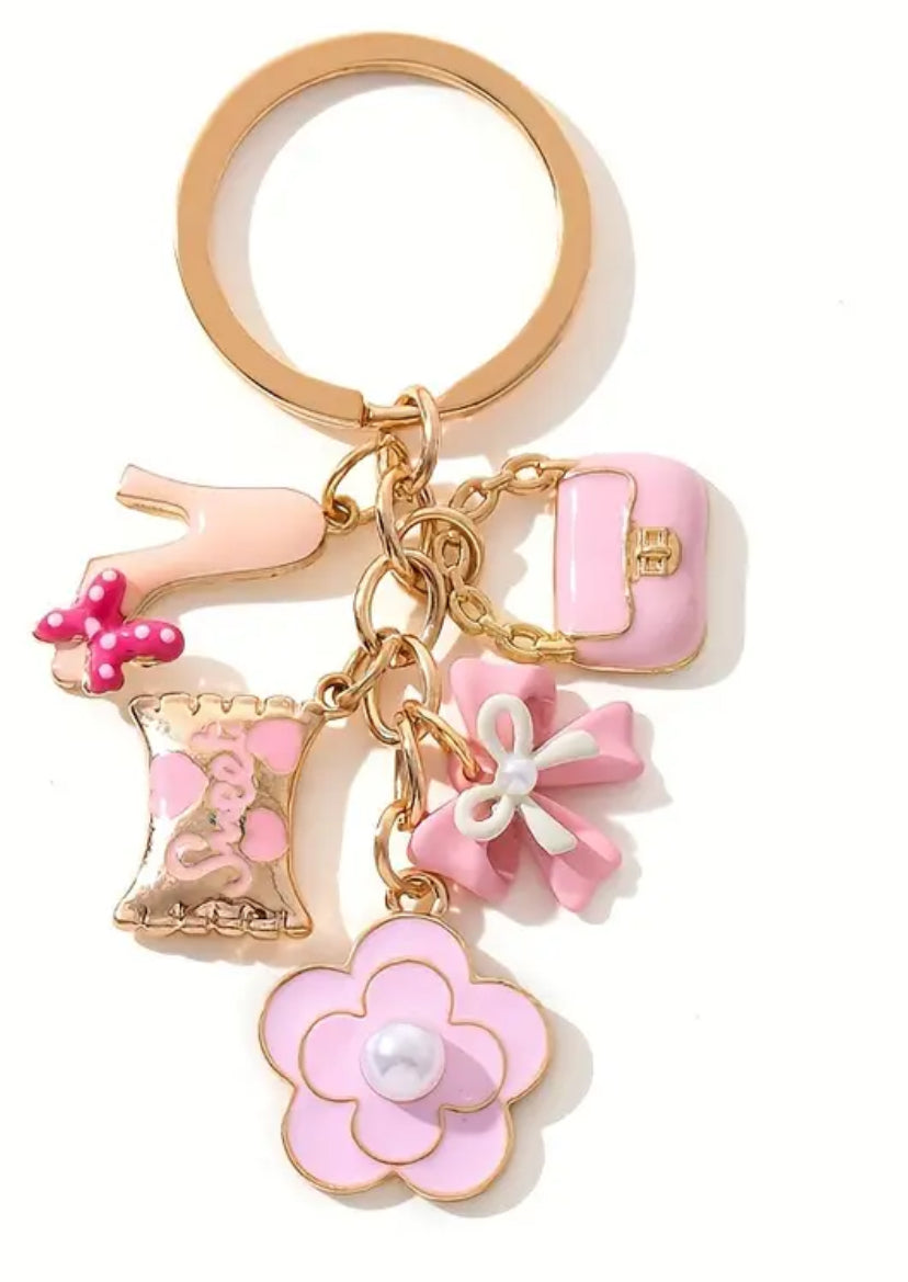 Flower Power Bag Charm