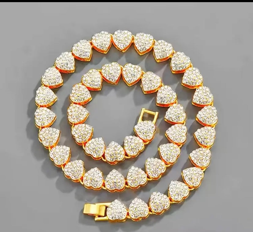 Pave Heart Me Necklace