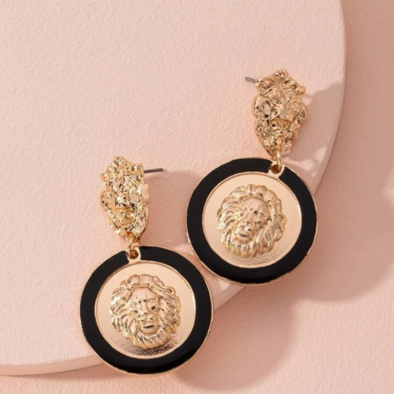 Lion Heart Earrings