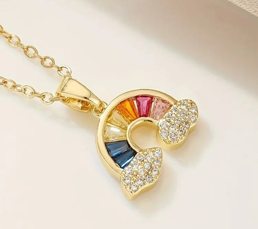 Bright Days Mini Rainbow Necklace