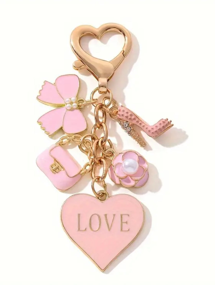 Love n Bows Bag Charm