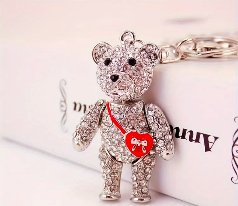 Going Places Teddy Bear Bag Charm