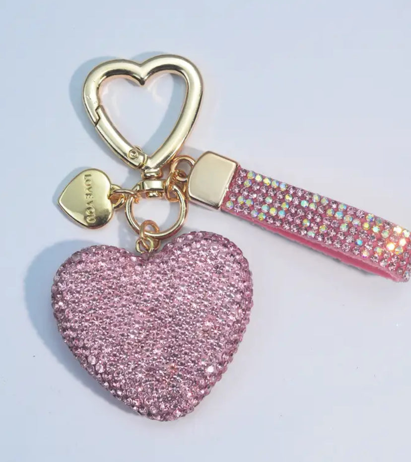 I Heart You Bag Charm