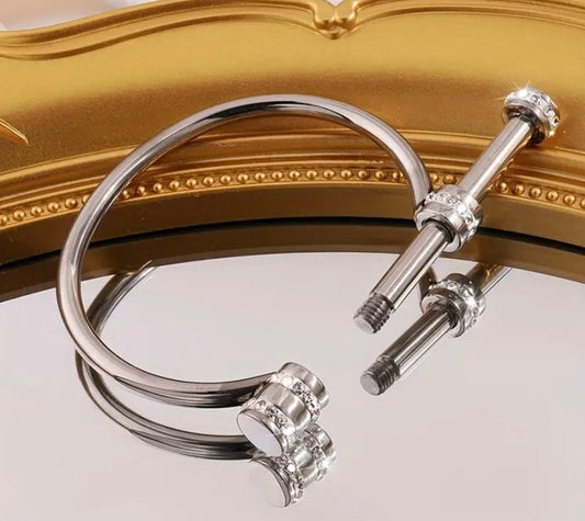 Locked in Sterling Silver Bracelet